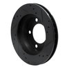 633-54109L Drilled/Slotted Brake Rotor [Black], 1976-1993 Ford/Lincoln/Mercury/Mazda, Position: Front Left - image 4