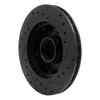 633-54110L Drilled/Slotted Brake Rotor [Black], 1983-1994 Ford/Lincoln/Mercury/Mazda, Position: Front Left - image 4