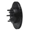 633-54111R Drilled/Slotted Brake Rotor [Black], 1983-1992 Ford/Lincoln/Mercury/Mazda, Position: Front Right - image 2