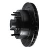 633-54115L Drilled/Slotted Brake Rotor [Black], 1980-1985 Ford/Lincoln/Mercury/Mazda, Position: Front Left - image 2