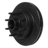 633-54118L Drilled/Slotted Brake Rotor [Black], 1986-1994 Ford/Lincoln/Mercury/Mazda, Position: Front Left - image 2