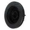 633-54118R Drilled/Slotted Brake Rotor [Black], 1986-1994 Ford/Lincoln/Mercury/Mazda, Position: Front Right - image 4