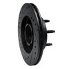 633-54119R Drilled/Slotted Brake Rotor [Black], 1990-1994 Ford/Lincoln/Mercury/Mazda, Position: Front Right - image 4