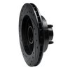 633-54122R Drilled/Slotted Brake Rotor [Black], 1986-1992 Ford/Lincoln/Mercury/Mazda, Position: Front Right - image 4