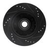 633-54123D Drilled/Slotted Brake Rotor [Black], 1992-1997 Ford/Lincoln/Mercury/Mazda, Position: Right Front - image 4