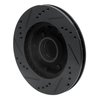 633-54124D Drilled/Slotted Brake Rotor [Black], 1992-1997 Ford/Lincoln/Mercury/Mazda, Position: Left Front - image 2