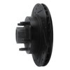 633-54126L Drilled/Slotted Brake Rotor [Black], 1991-1994 Ford/Lincoln/Mercury/Mazda, Position: Front Left - image 2