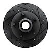 633-54126R Drilled/Slotted Brake Rotor [Black], 1991-1994 Ford/Lincoln/Mercury/Mazda, Position: Front Right - image 1