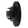 633-54126R Drilled/Slotted Brake Rotor [Black], 1991-1994 Ford/Lincoln/Mercury/Mazda, Position: Front Right - image 2