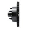 633-54129L Drilled/Slotted Brake Rotor [Black], 1994-2001 Ford/Lincoln/Mercury/Mazda, Position: Front Left - image 3