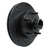 633-54129R Drilled/Slotted Brake Rotor [Black], 1994-2001 Ford/Lincoln/Mercury/Mazda, Position: Front Right - image 2