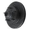 633-54130R Drilled/Slotted Brake Rotor [Black], 1994-2003 Ford/Lincoln/Mercury/Mazda, Position: Front Right - image 2