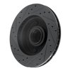 633-54130R Drilled/Slotted Brake Rotor [Black], 1994-2003 Ford/Lincoln/Mercury/Mazda, Position: Front Right - image 4