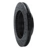 633-54131L Drilled/Slotted Brake Rotor [Black], 1994-1996 Ford/Lincoln/Mercury/Mazda, Position: Front Left - image 4