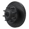 633-54135L Drilled/Slotted Brake Rotor [Black], 1995-2004 Ford/Lincoln/Mercury/Mazda, Position: Front Left - image 2