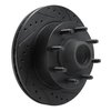 633-54135R Drilled/Slotted Brake Rotor [Black], 1995-2004 Ford/Lincoln/Mercury/Mazda, Position: Front Right - image 2