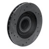 633-54138R Drilled/Slotted Brake Rotor [Black], 1995-1997 Ford/Lincoln/Mercury/Mazda, Position: Front Right - image 4