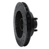633-54139R Drilled/Slotted Brake Rotor [Black], 1995-1997 Ford/Lincoln/Mercury/Mazda, Position: Front Right - image 4