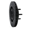 633-54140L Drilled/Slotted Brake Rotor [Black], 1995-1997 Ford/Lincoln/Mercury/Mazda, Position: Front Left - image 4