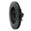 633-54141L Drilled/Slotted Brake Rotor [Black], 1995-2011 Ford/Lincoln/Mercury/Mazda, Position: Front Left - image 4