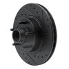 633-54141R Drilled/Slotted Brake Rotor [Black], 1995-2011 Ford/Lincoln/Mercury/Mazda, Position: Front Right - image 2