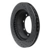 633-54143L Drilled/Slotted Brake Rotor [Black], 1995-1999 Ford/Lincoln/Mercury/Mazda, Position: Front Left - image 4