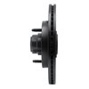 633-54145L Drilled/Slotted Brake Rotor [Black], 1997-1999 Ford/Lincoln/Mercury/Mazda, Position: Front Left - image 3