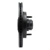 633-54145R Drilled/Slotted Brake Rotor [Black], 1997-1999 Ford/Lincoln/Mercury/Mazda, Position: Front Right - image 3