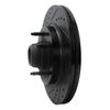 633-54146L Drilled/Slotted Brake Rotor [Black], 1997-1999 Ford/Lincoln/Mercury/Mazda, Position: Front Left - image 2
