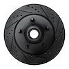 633-54146R Drilled/Slotted Brake Rotor [Black], 1997-1999 Ford/Lincoln/Mercury/Mazda, Position: Front Right - image 1