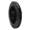 633-54146R Drilled/Slotted Brake Rotor [Black], 1997-1999 Ford/Lincoln/Mercury/Mazda, Position: Front Right - image 4