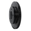633-54147R Drilled/Slotted Brake Rotor [Black], 1997-2004 Ford/Lincoln/Mercury/Mazda, Position: Front Right - image 2