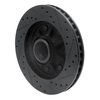 633-54150L Drilled/Slotted Brake Rotor [Black], 1997-2004 Ford/Lincoln/Mercury/Mazda, Position: Front Left - image 4