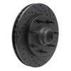 633-54150R Drilled/Slotted Brake Rotor [Black], 1997-2004 Ford/Lincoln/Mercury/Mazda, Position: Front Right - image 2