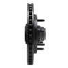 633-54150R Drilled/Slotted Brake Rotor [Black], 1997-2004 Ford/Lincoln/Mercury/Mazda, Position: Front Right - image 3