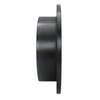 633-54151R Drilled/Slotted Brake Rotor [Black], 1997-2004 Ford/Lincoln/Mercury/Mazda, Position: Rear Right - image 3
