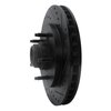 633-54153R Drilled/Slotted Brake Rotor [Black], 1997-2000 Ford/Lincoln/Mercury/Mazda, Position: Front Right - image 2