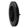 633-54153R Drilled/Slotted Brake Rotor [Black], 1997-2000 Ford/Lincoln/Mercury/Mazda, Position: Front Right - image 4