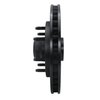 633-54155L Drilled/Slotted Brake Rotor [Black], 1997-2002 Ford/Lincoln/Mercury/Mazda, Position: Front Left - image 3