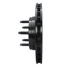 633-54156L Drilled/Slotted Brake Rotor [Black], 1995-1997 Ford/Lincoln/Mercury/Mazda, Position: Front Left - image 3