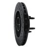 633-54156L Drilled/Slotted Brake Rotor [Black], 1995-1997 Ford/Lincoln/Mercury/Mazda, Position: Front Left - image 4