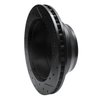 633-54160L Drilled/Slotted Brake Rotor [Black], 1999-2004 Ford/Lincoln/Mercury/Mazda, Position: Rear Left - image 4