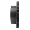 633-54161L Drilled/Slotted Brake Rotor [Black], 1999-2005 Ford/Lincoln/Mercury/Mazda, Position: Rear Left - image 3