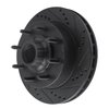 633-54162R Drilled/Slotted Brake Rotor [Black], 1999-2002 Ford/Lincoln/Mercury/Mazda, Position: Front Right - image 2