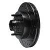633-54165R Drilled/Slotted Brake Rotor [Black], 1998-2002 Ford/Lincoln/Mercury/Mazda, Position: Front Right - image 2