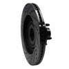 633-54172R Drilled/Slotted Brake Rotor [Black], 2001-2005 Ford/Lincoln/Mercury/Mazda, Position: Front Right - image 4