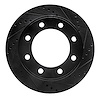 633-54174R Drilled/Slotted Brake Rotor [Black], 1999-2005 Ford/Lincoln/Mercury/Mazda, Position: Front Right - image 1