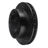 633-54174R Drilled/Slotted Brake Rotor [Black], 1999-2005 Ford/Lincoln/Mercury/Mazda, Position: Front Right - image 2