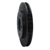 633-54176R Drilled/Slotted Brake Rotor [Black], 1997-2002 Ford/Lincoln/Mercury/Mazda, Position: Front Right - image 2