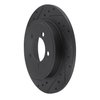 633-54178L Drilled/Slotted Brake Rotor [Black], 2002-2010 Ford/Lincoln/Mercury/Mazda, Position: Rear Left - image 2